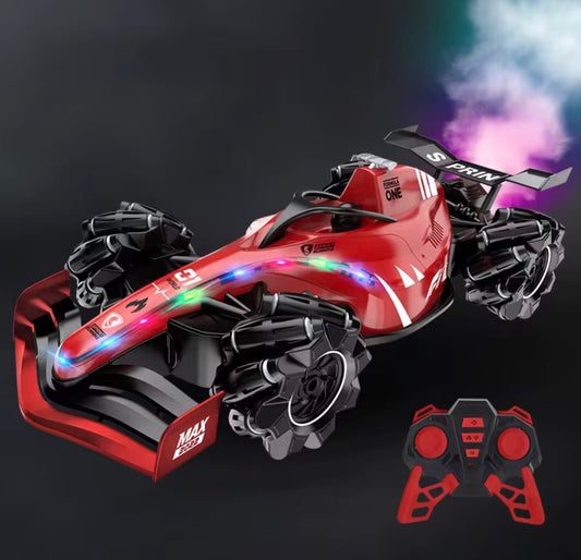 🏎️🔥 Stunt Racing Car de F1 – Carro RC 360° con Luces y Acrobacias