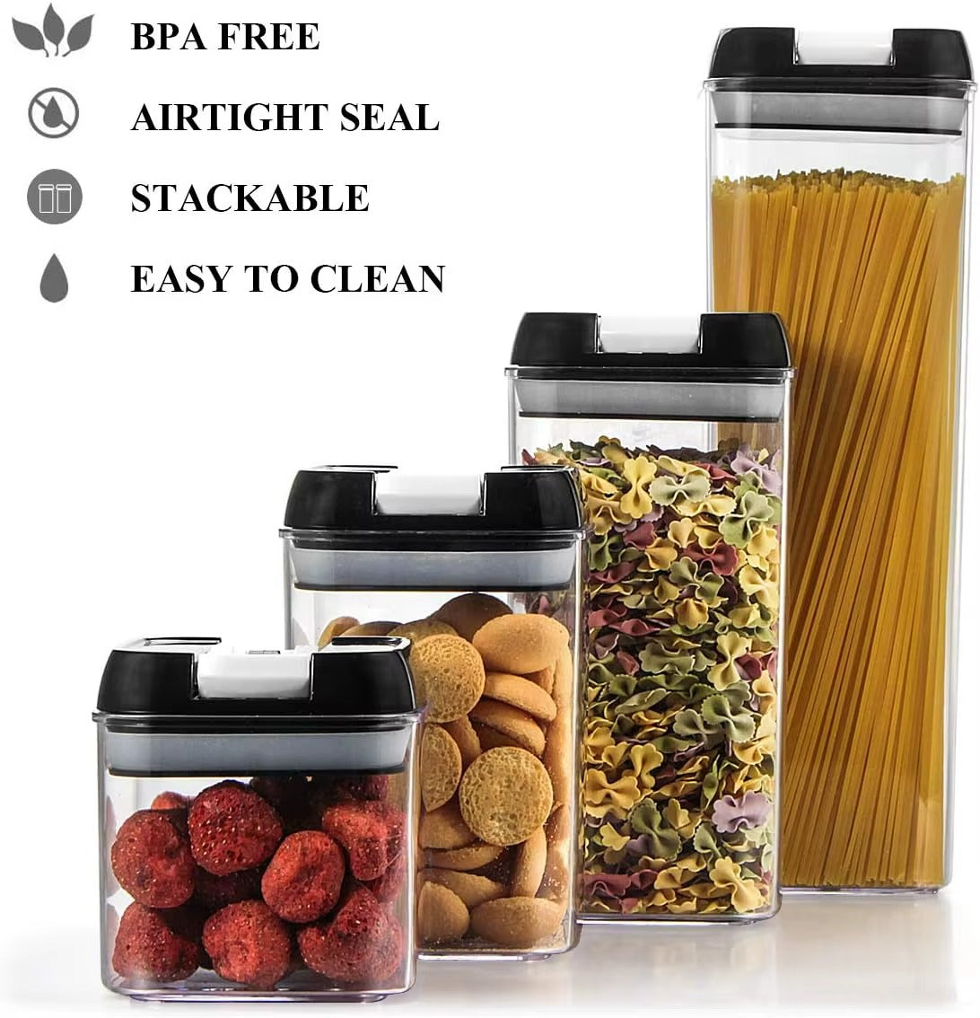 🫙✨ Set de 7 Contenedores Herméticos BPA Free – Organiza tu Cocina Fácil y Seguro