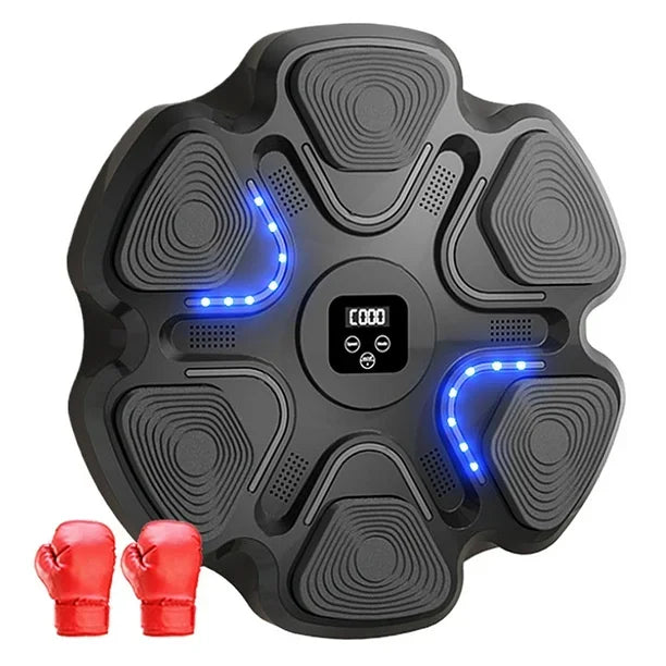 🔥💥 Music Boxing Machine 6 Puños – Entrena, Golpea y Juega con Luces y Ritmo 🎵🥊