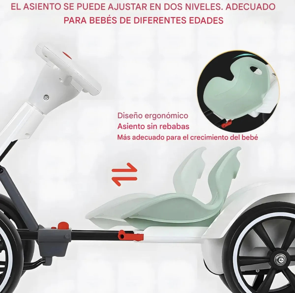 🏎️⚡ Carrito Eléctrico Plegable Go Kart – ¡Velocidad Portátil para Niños!
