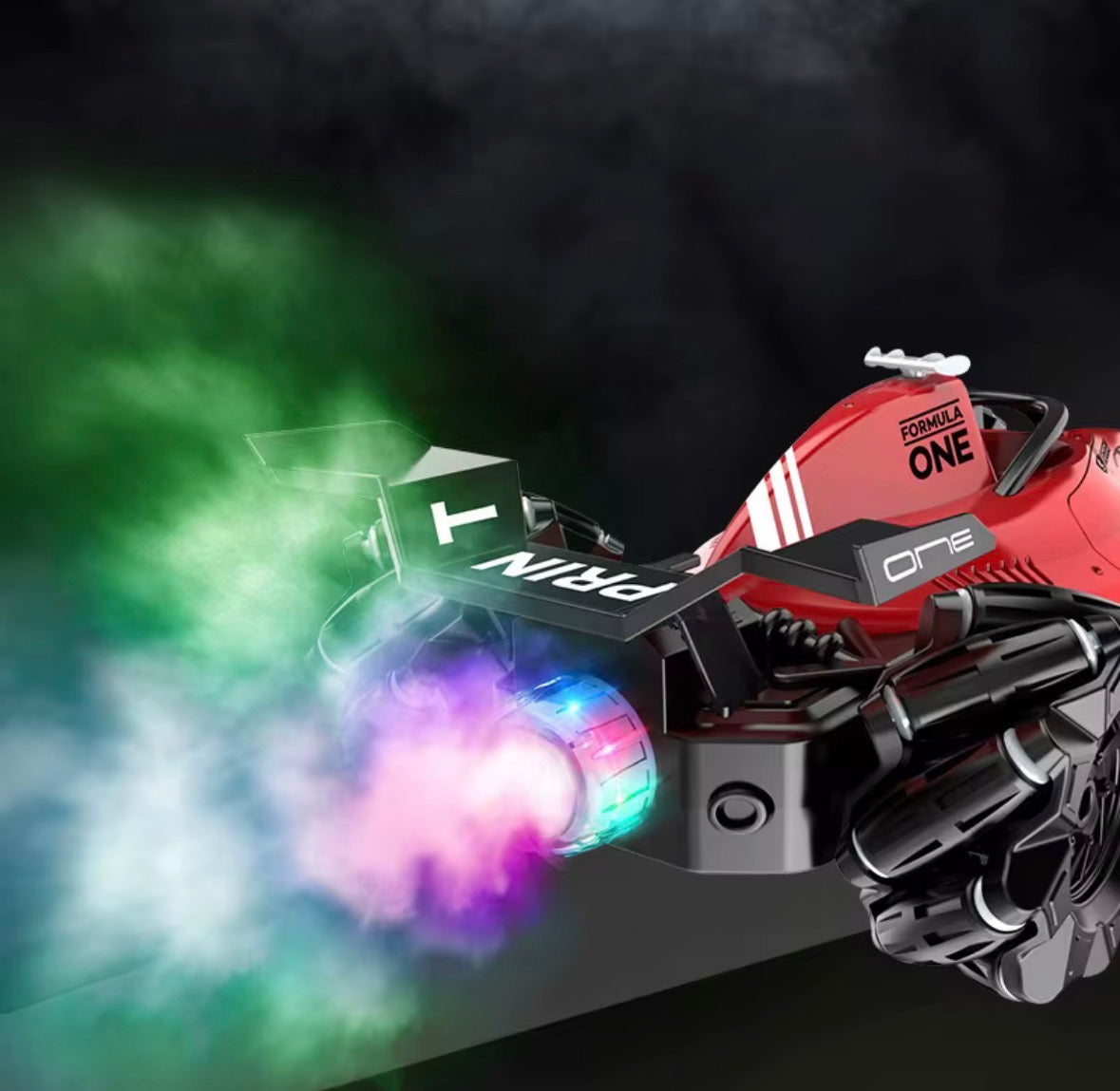 🏎️🔥 Stunt Racing Car de F1 – Carro RC 360° con Luces y Acrobacias