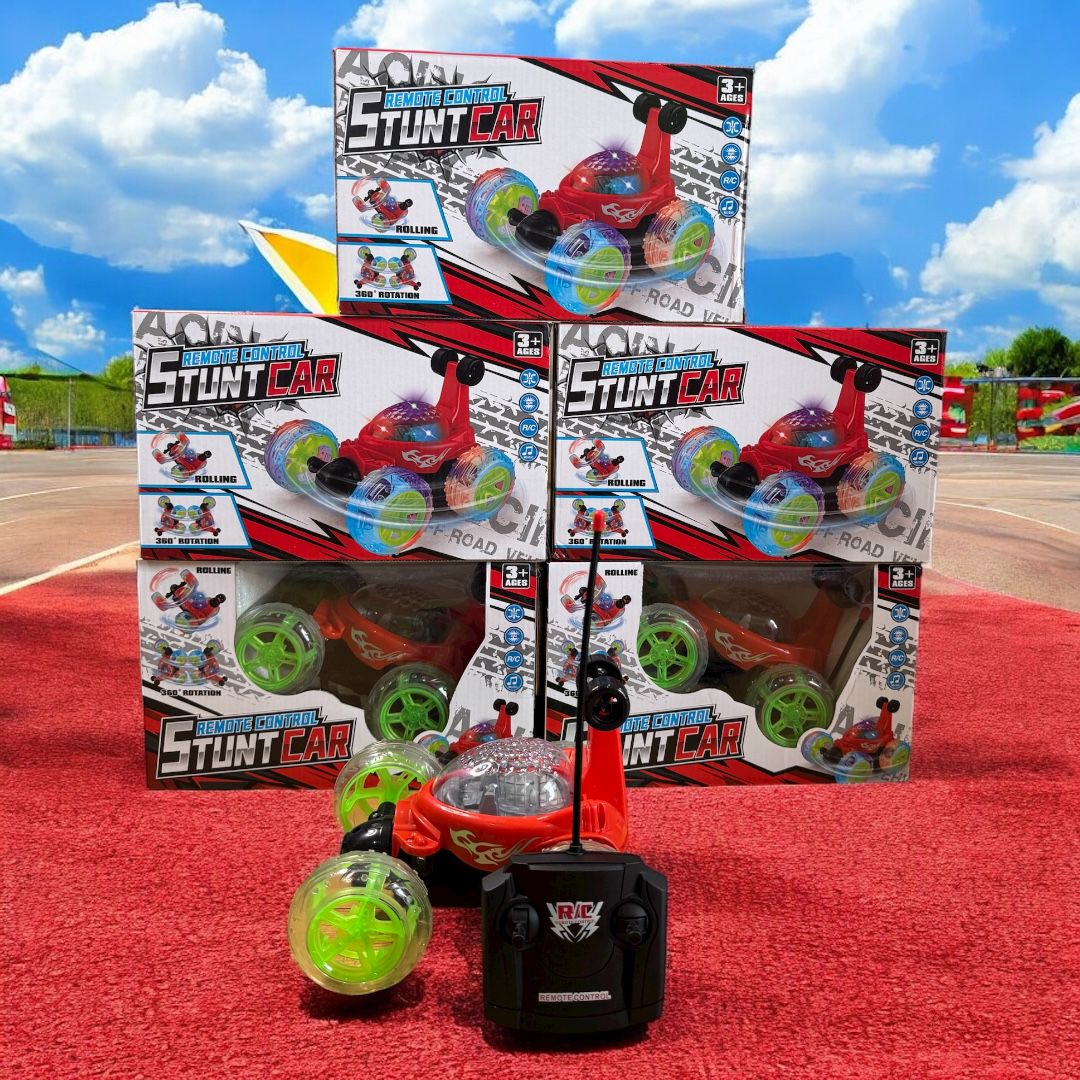 🚗 Stunt Car Remoto 360° – Carro Acrobático