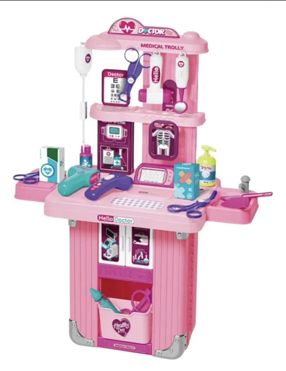 🩺💗 Juego de Doctora Infantil Profesional | Maletín + Sonidos + Accesorios