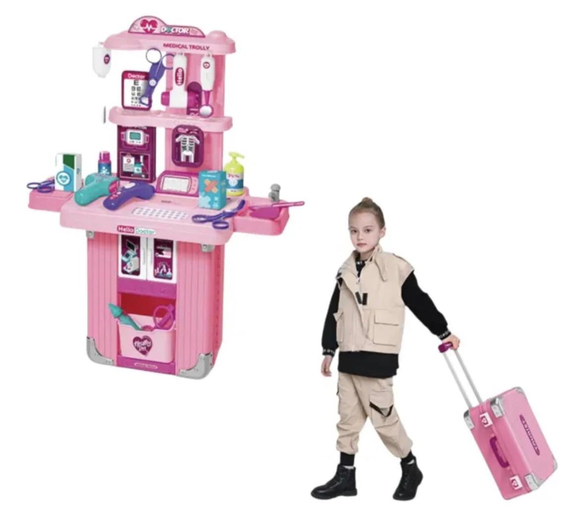 🩺💗 Juego de Doctora Infantil Profesional | Maletín + Sonidos + Accesorios