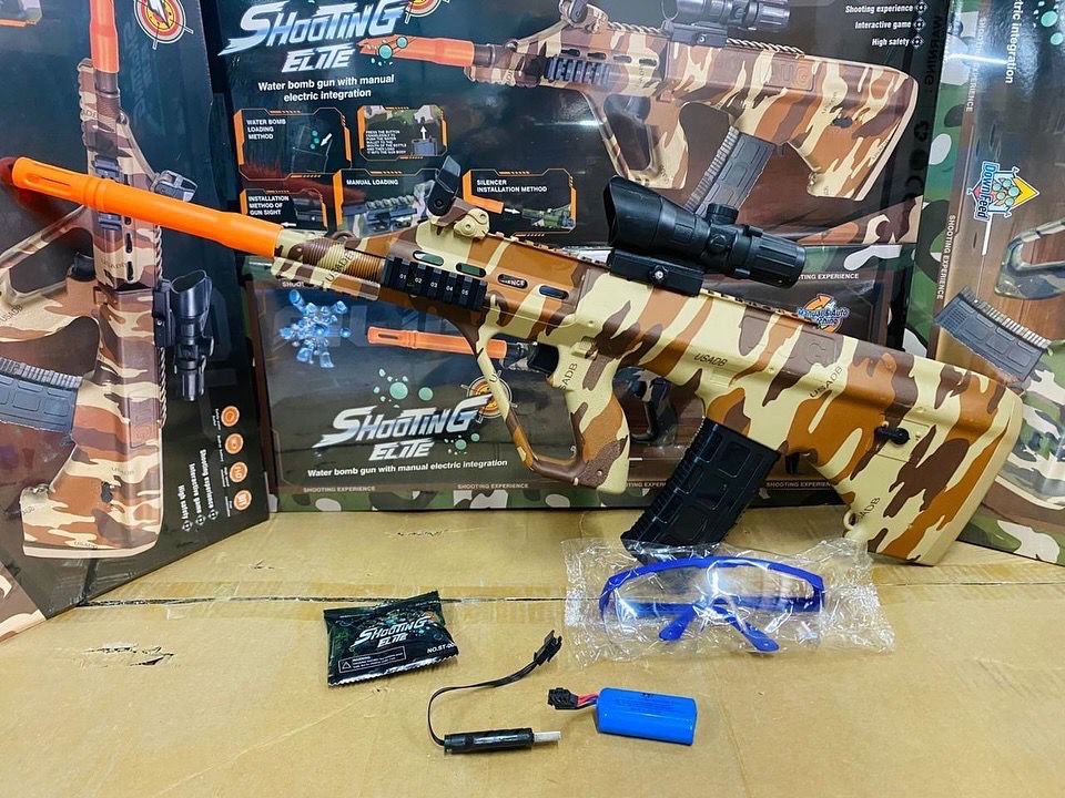 🔫⚡ Rifle Eléctrico Hidrogel AUG – Precisión Militar, Potencia y Diversión Extrema 🎯🔥