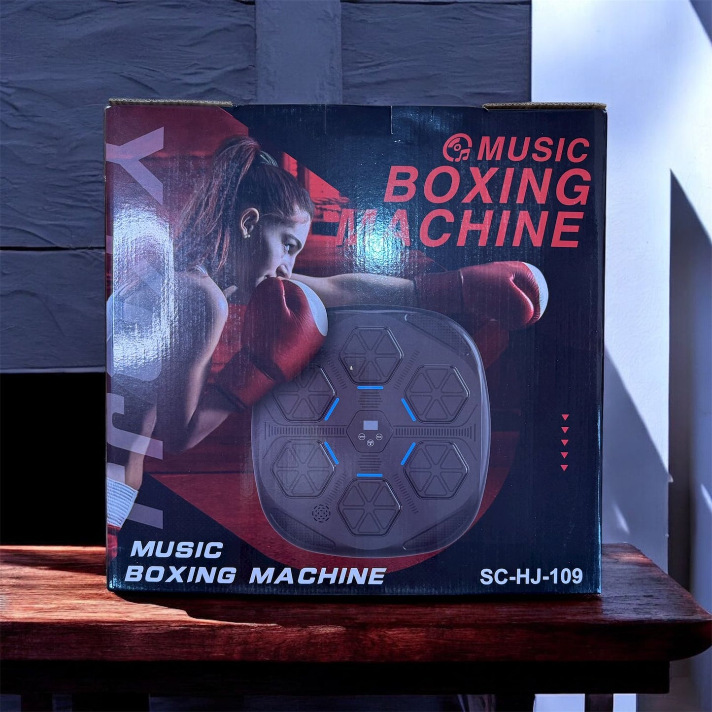 🔥💥 Music Boxing Machine 6 Puños – Entrena, Golpea y Juega con Luces y Ritmo 🎵🥊