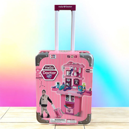 🩺💗 Juego de Doctora Infantil Profesional | Maletín + Sonidos + Accesorios
