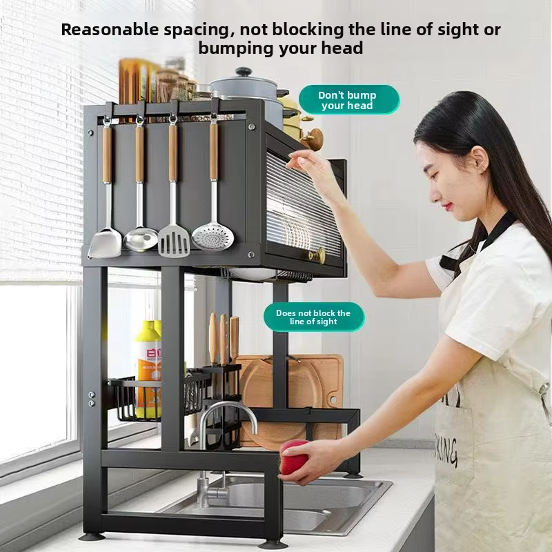 🧼🗂️ Organizador de Platos para Lavaplatos – Acero al Carbono + Bandeja Antigoteo