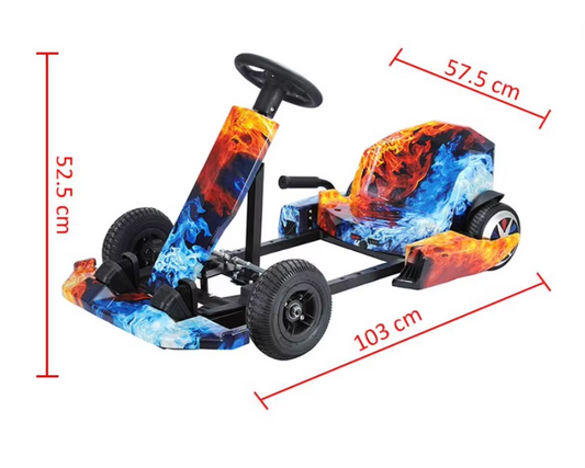 🏎️ Go Kart Eléctrico Plegable para Adulto – Velocidad, Potencia y Diversión