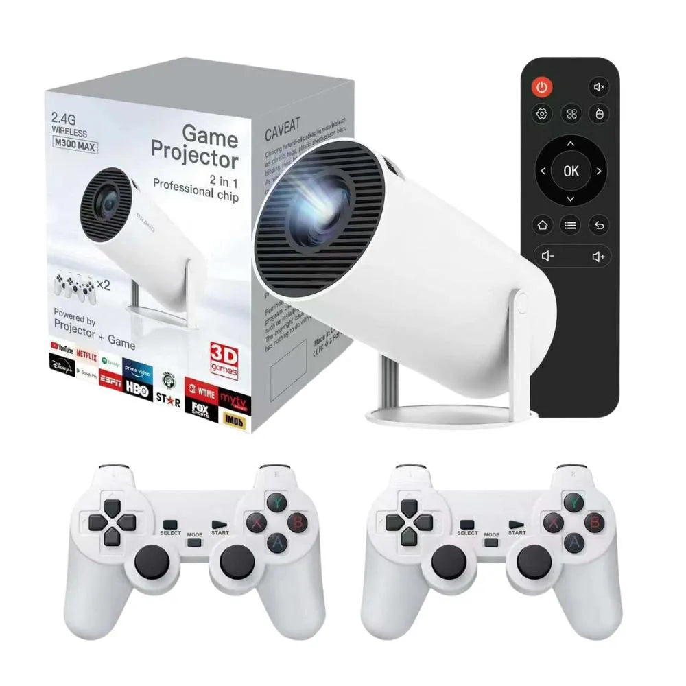 🎥🔥 Projector H300 MAX – Cine, Juegos y Diversión en Pantalla Gigante 🎮✨