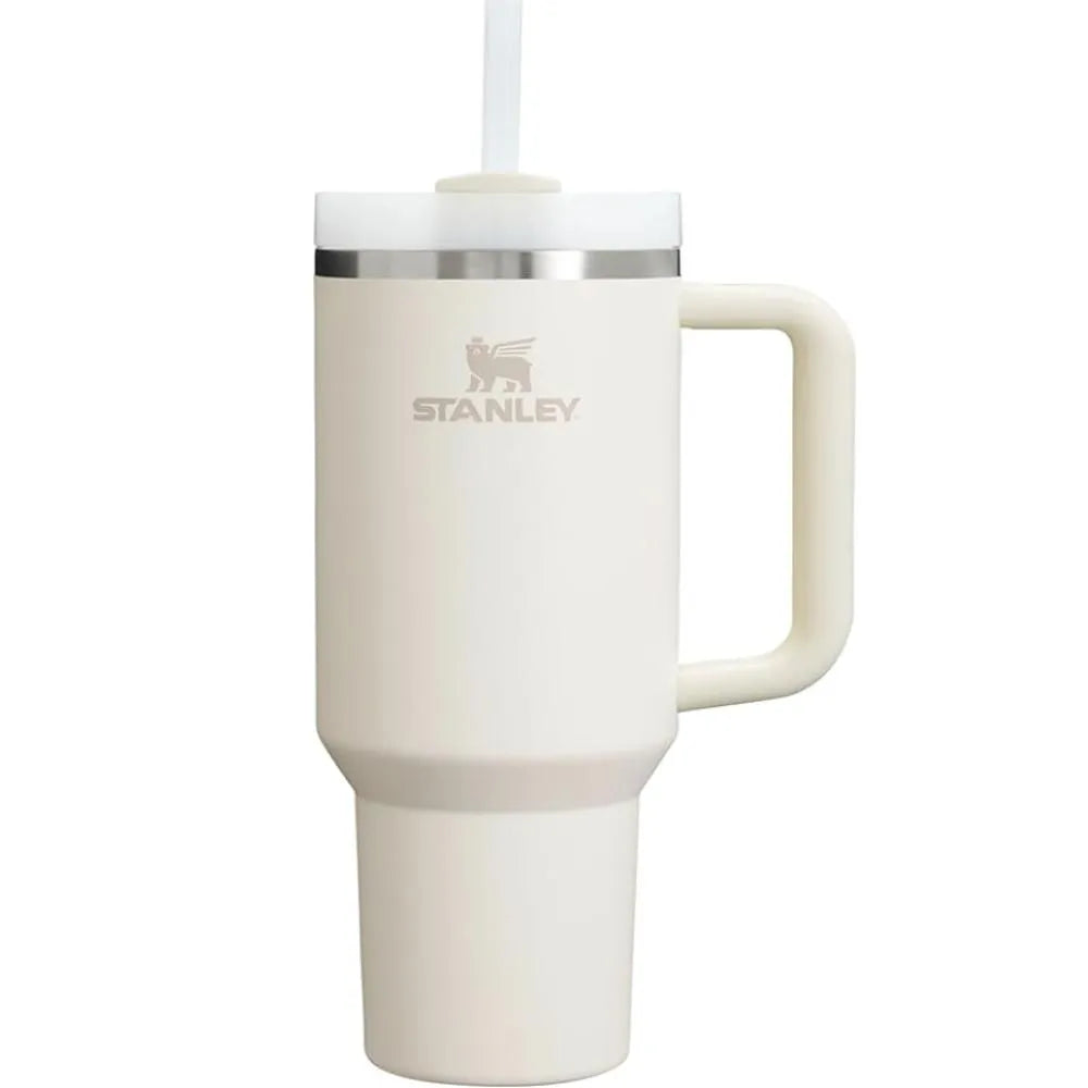 ✨ Vaso Stanley Negro ⚫40oz | Doble Pared + Súper Térmico + Asa + Sorbete